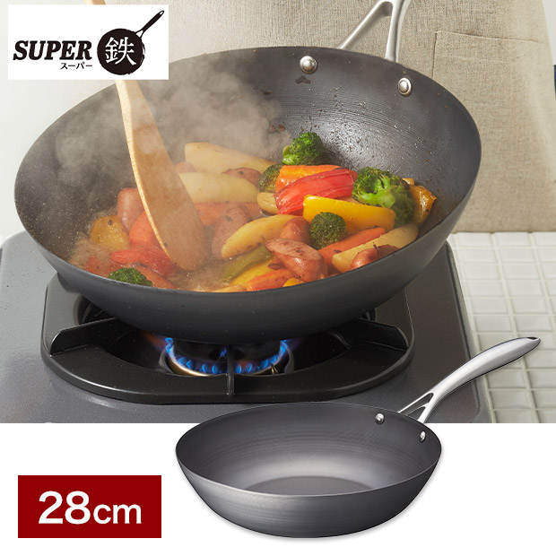 BBIQ特選ショップ | 【ビタクラフト】スーパー鉄ウォックパン 28cm