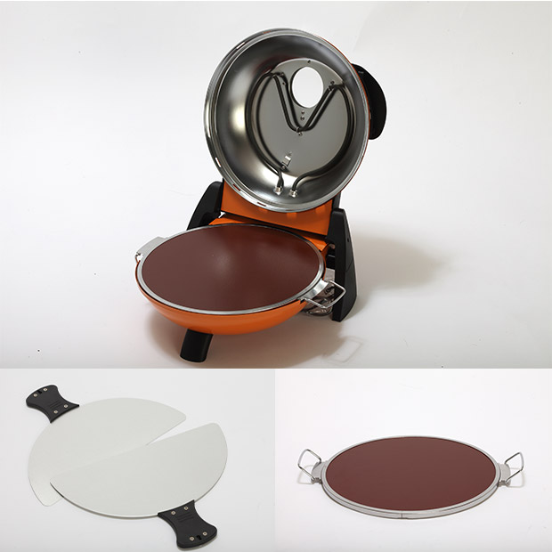 BBIQ特選ショップ | 【FUKAI】さくさく石窯ピザメーカー FPM-160 オレンジ