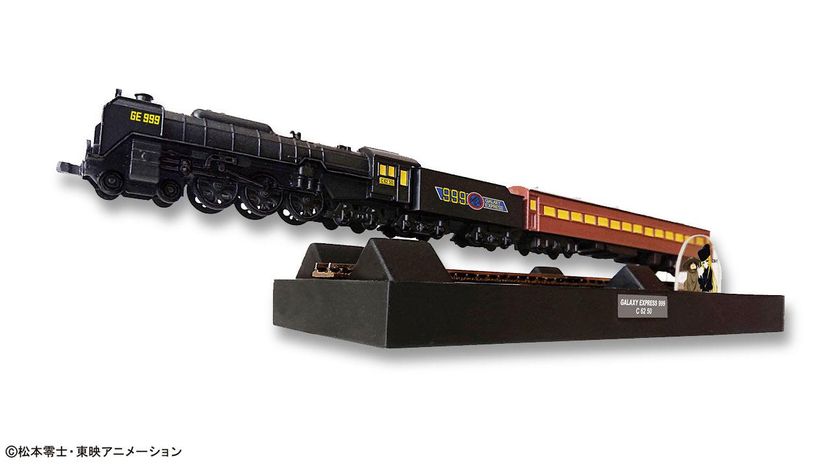 フローティングモデル銀河鉄道999 TV版】磁力による微妙なバランスで