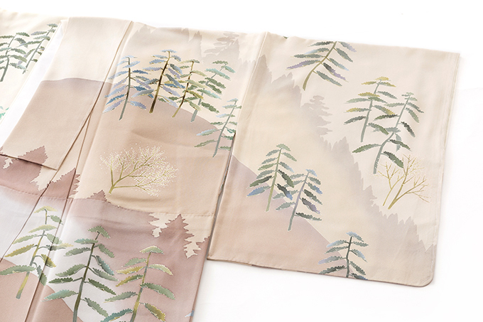 西尾翠峰作 本加賀友禅 訪問着 | 特選きものコレクション