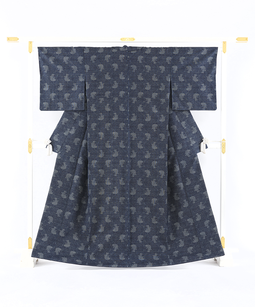 藍染 本場大島紬 着物 | 特選きものコレクション ［染大島] 上質正絹