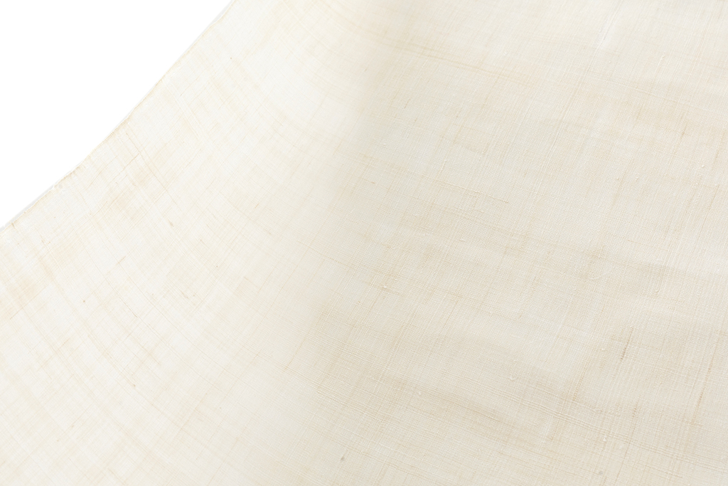 日本工芸会正会員 鈴木苧紡庵作 重要無形文化財 越後上布 着尺 未