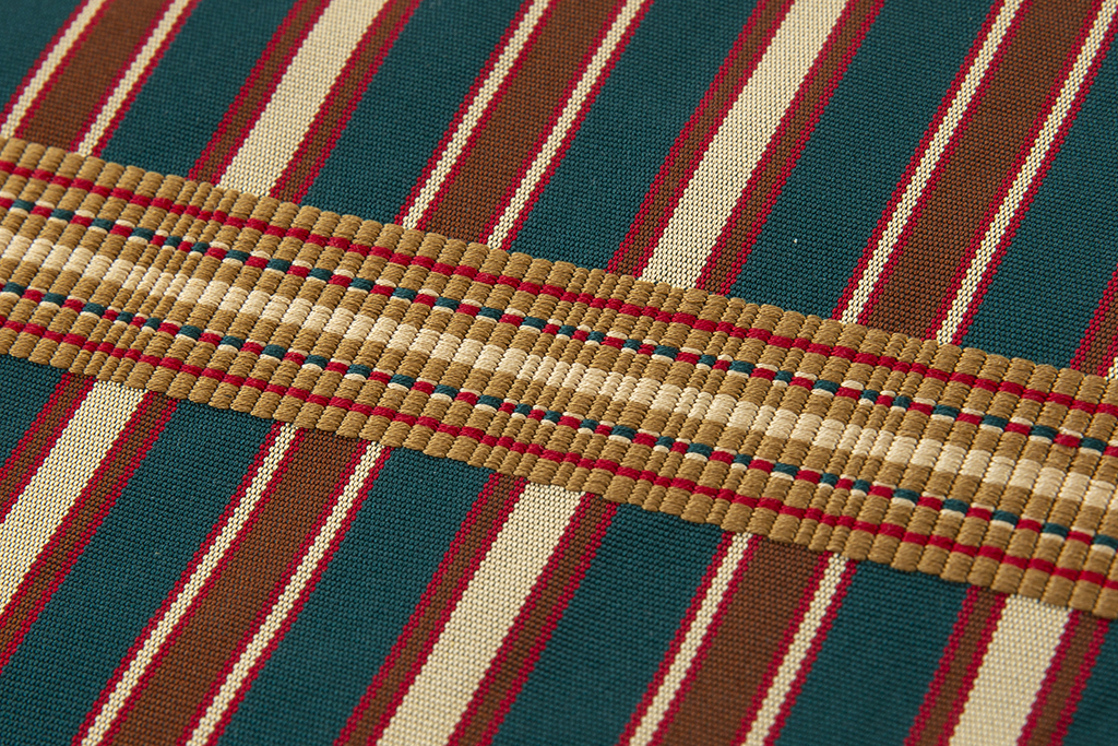 龍村平蔵製 袋帯地 「名物吉野間道」 未仕立て品 | 特選きものコレクション