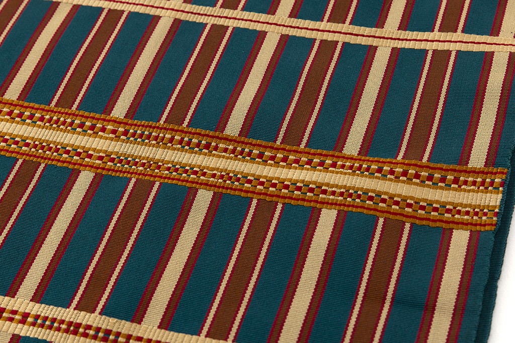 龍村平蔵製 袋帯 「名物吉野間道」 | 特選きものコレクション