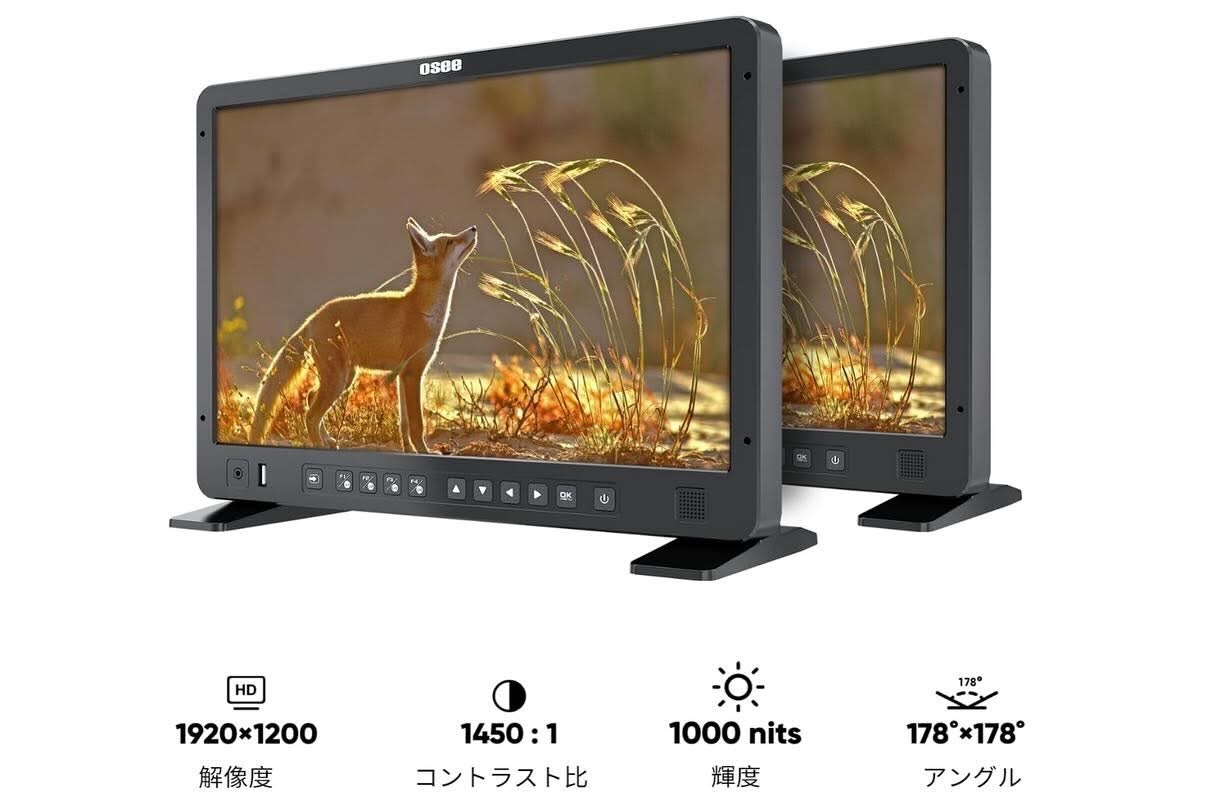 OSEE 15.6インチモニター LCM-156A 本体 専用キャリーケース付き OSEE