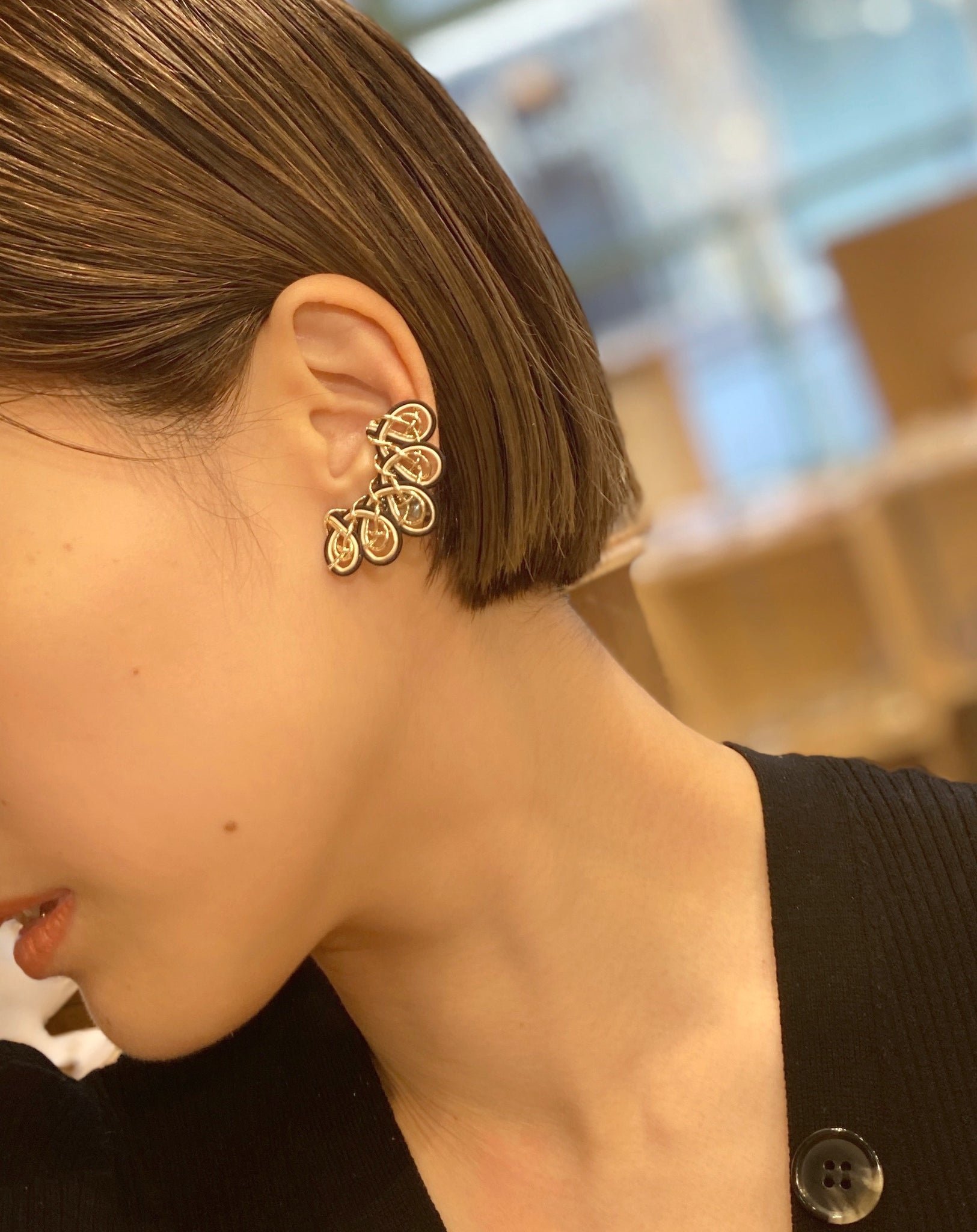 ear cuff-hane 2024 Autumn(maru)｜イヤーカフ｜TOKYO MIZUHIKI
