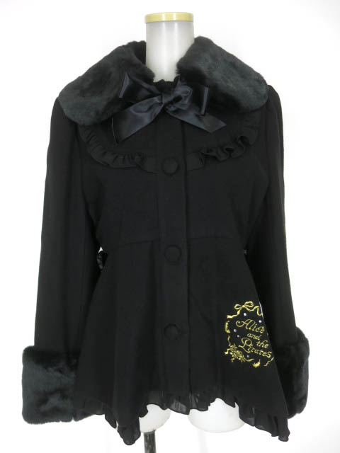 ALICE and the PIRATES / フェザーローズ刺繍ショートコート / アリス