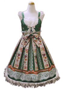 グラスグリーンのPastoral〜羊飼いの恋歌〜柄フランティシュカ