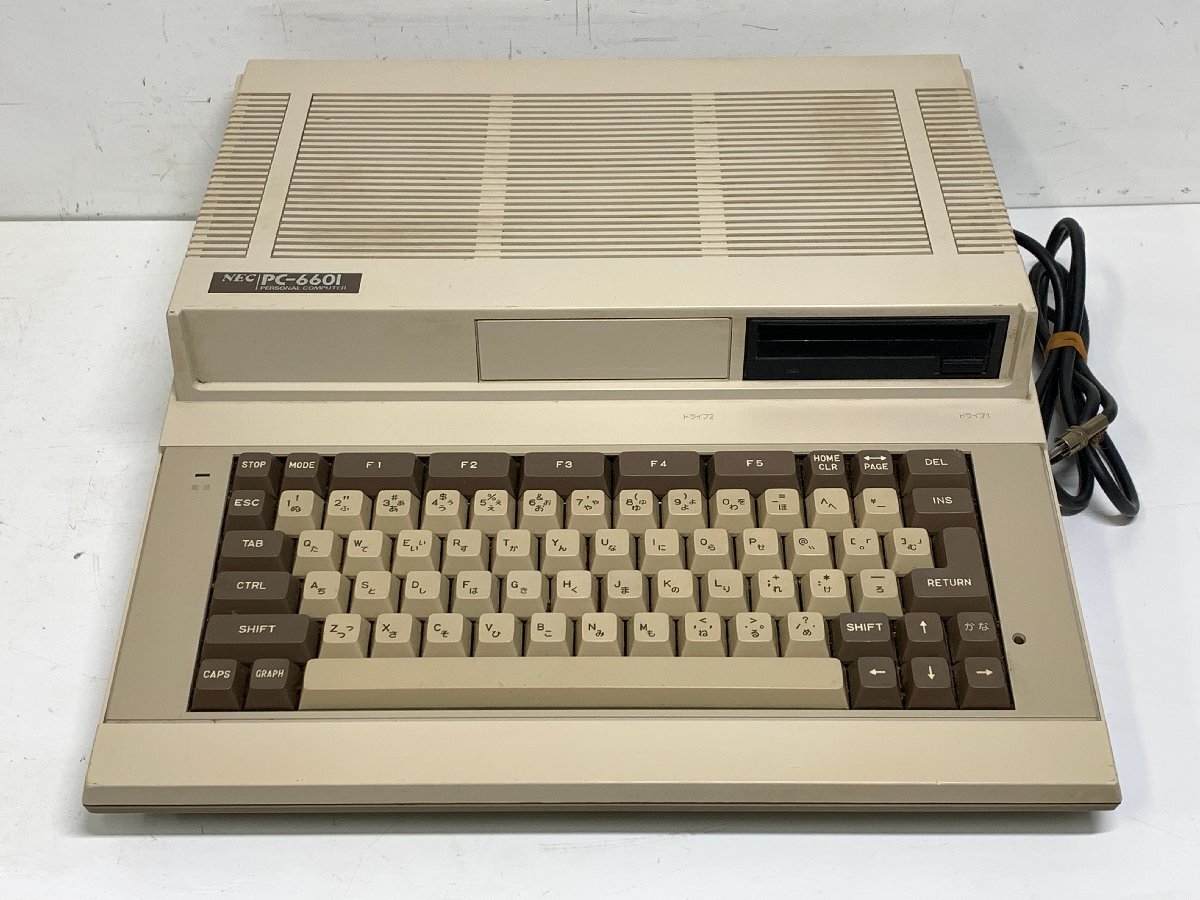 NEC PC-6601 パーソナルコンピュータ レトロPC MADE IN JAPAN パソコン