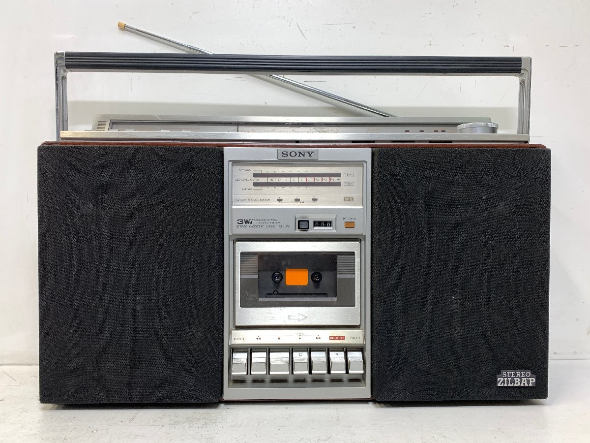SONY CFS-V8 ZILBA'P ソニー ジルバップ ステレオラジカセ MADE IN