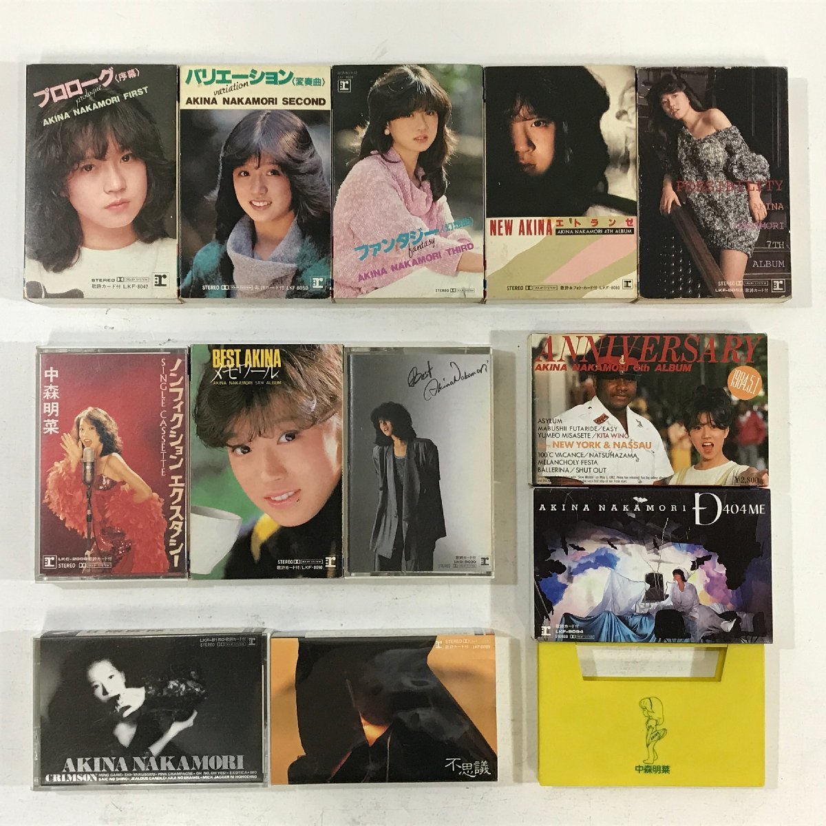 中森明菜 カセットテープ「プロローグ」「バリエーション