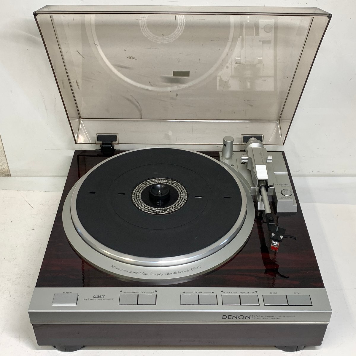 DENON DP-47F カートリッジ DL-80MC付き デノン レコードプレーヤー