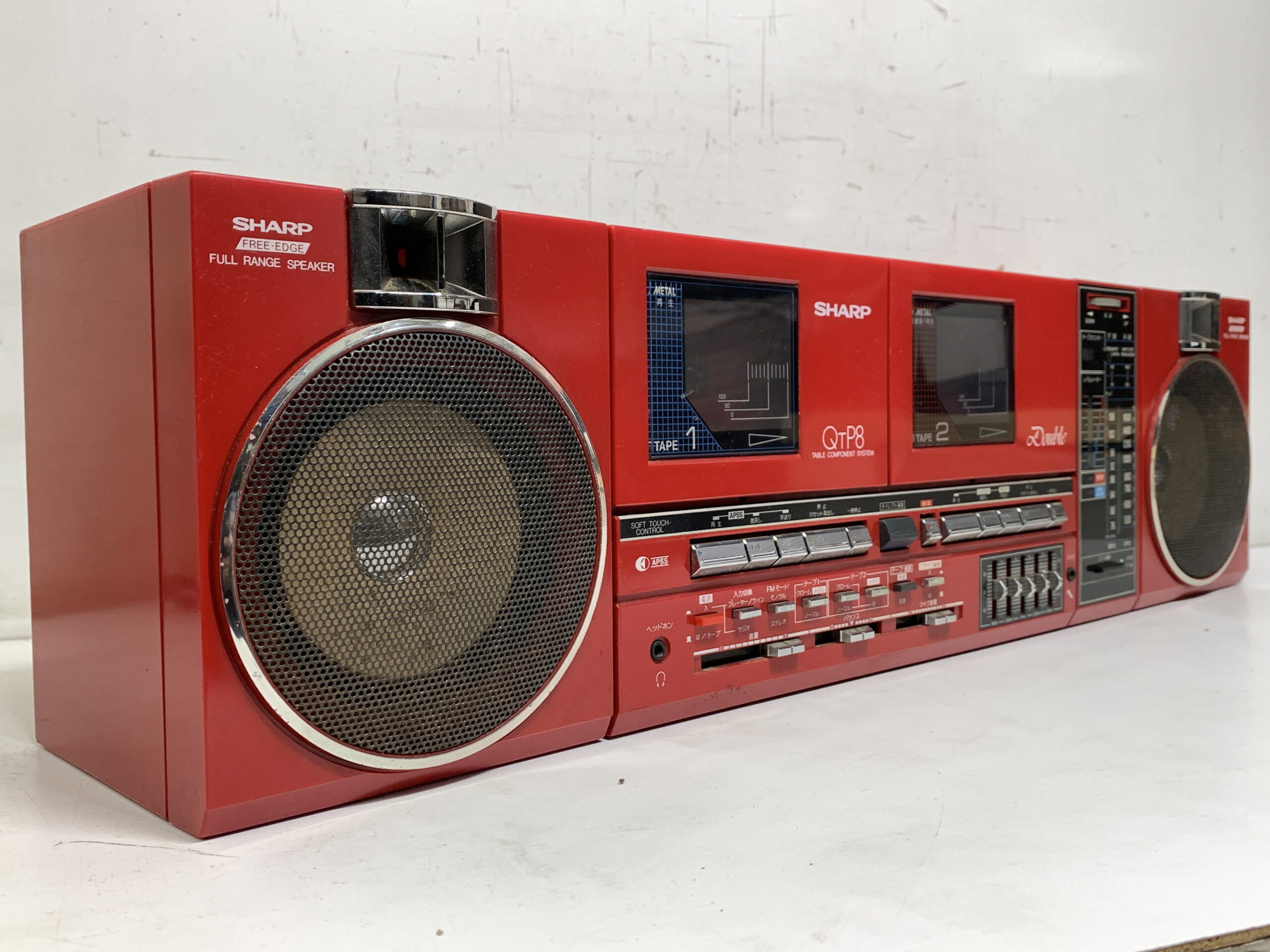 SHARP QTP8 シャープ ダブルラジカセ 赤 レッド QT-P8R | 出張買取