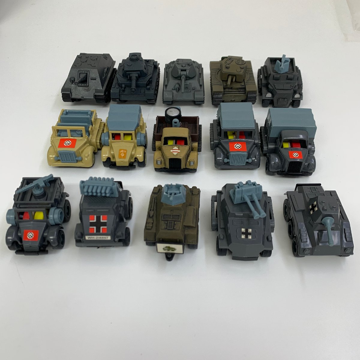 コンバットチョロQ】15台まとめて TAKARA コンバット ドイツ軍他