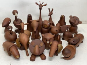 千趣会 ROYAL PET ロイヤルペット＜20体まとめて＞木製 動物 人形 置物