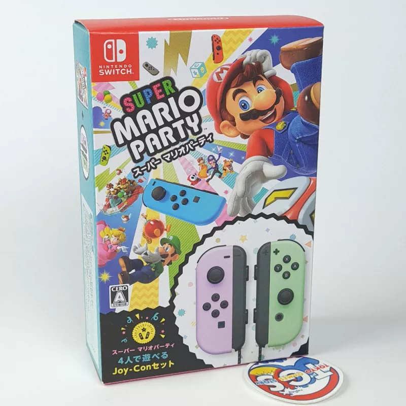 Super Mario Party Joy-Con Bundle (Pastel Purple/Green) Switch