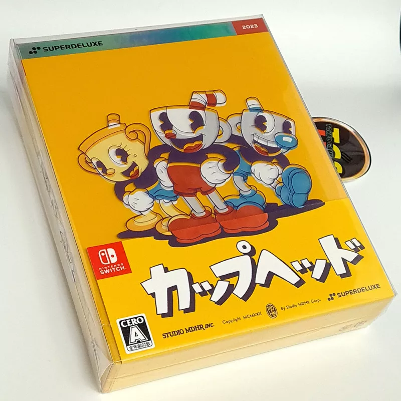 Cuphead SuperDeluxe 1st Run Ed. SWITCH Japan Game In EN-FR-DE-ES