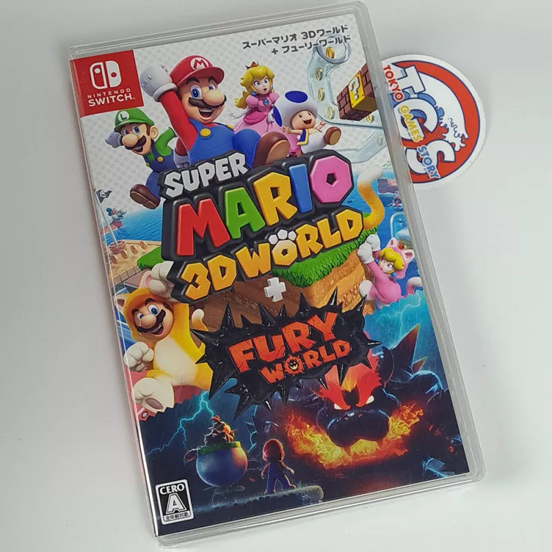 Super Mario 3D World + Fury World Switch Japan Game In Multi