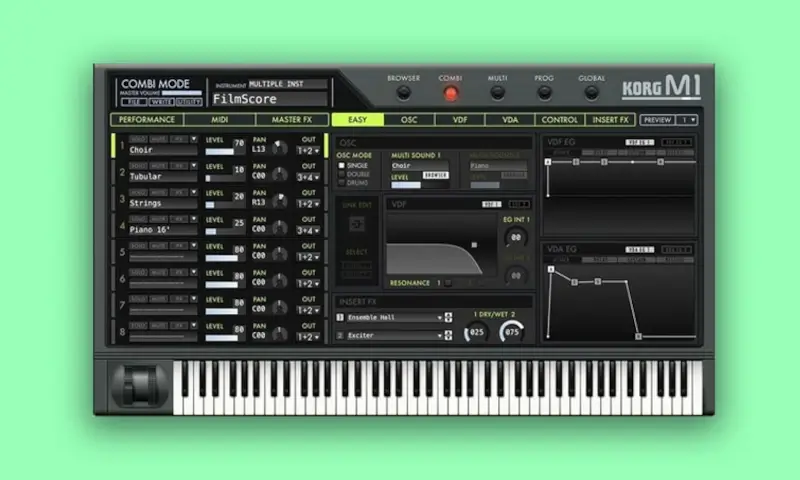 KORG M1 伝説のシンセが特別価格！M1 by KORGが50%OFF!12/16まで