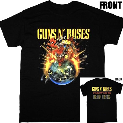 Guns N'Roses】ロックTシャツ メンズ バンドTシャツ メンズ Guns N