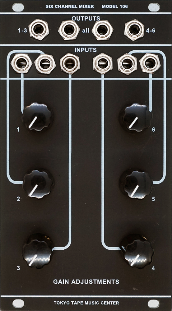 Six Channel Mixer Model 106 – Tokyo Tape Music Center