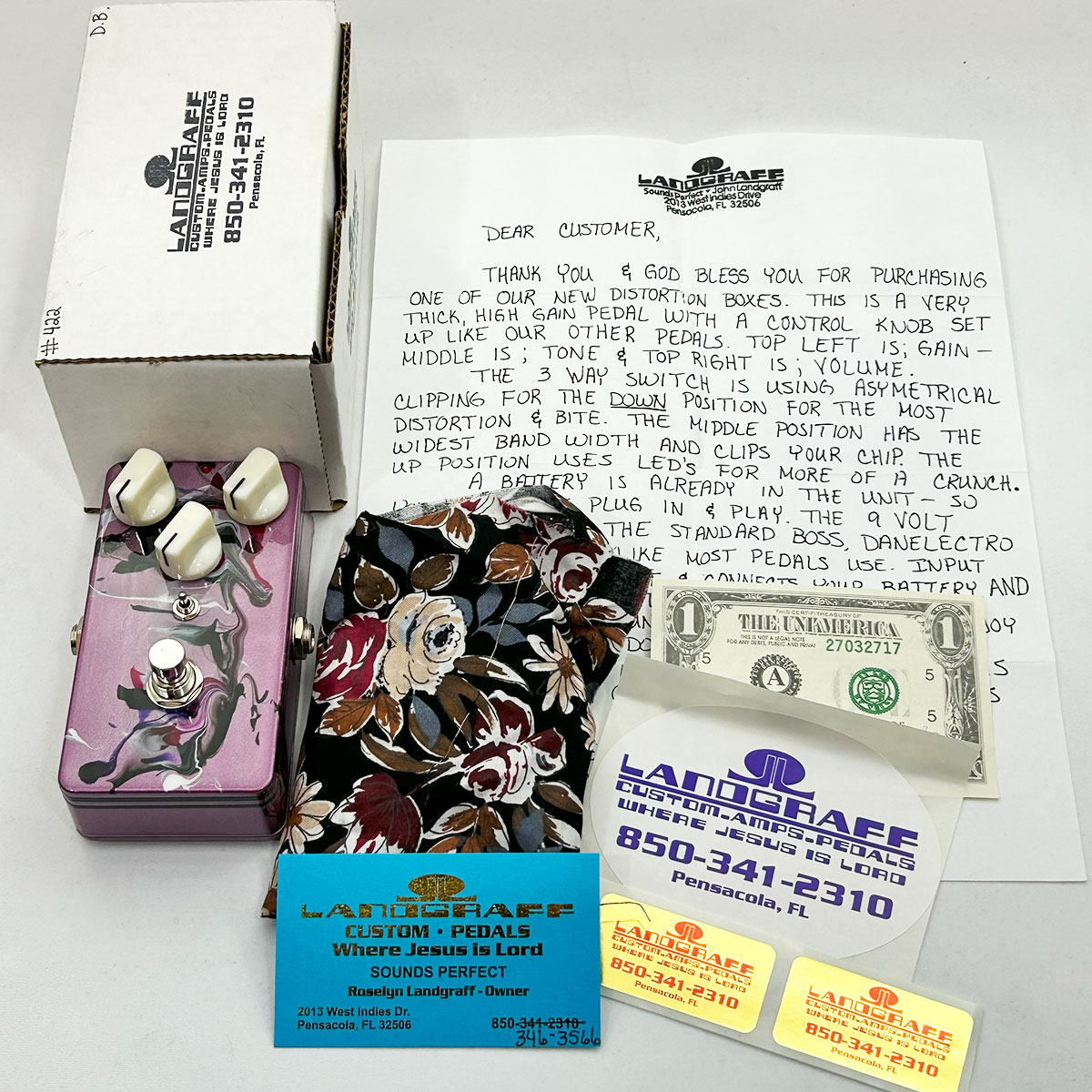 LANDGRAFF DISTORTION BOX #422（管理番号：800） - TOKYO EFFECTOR