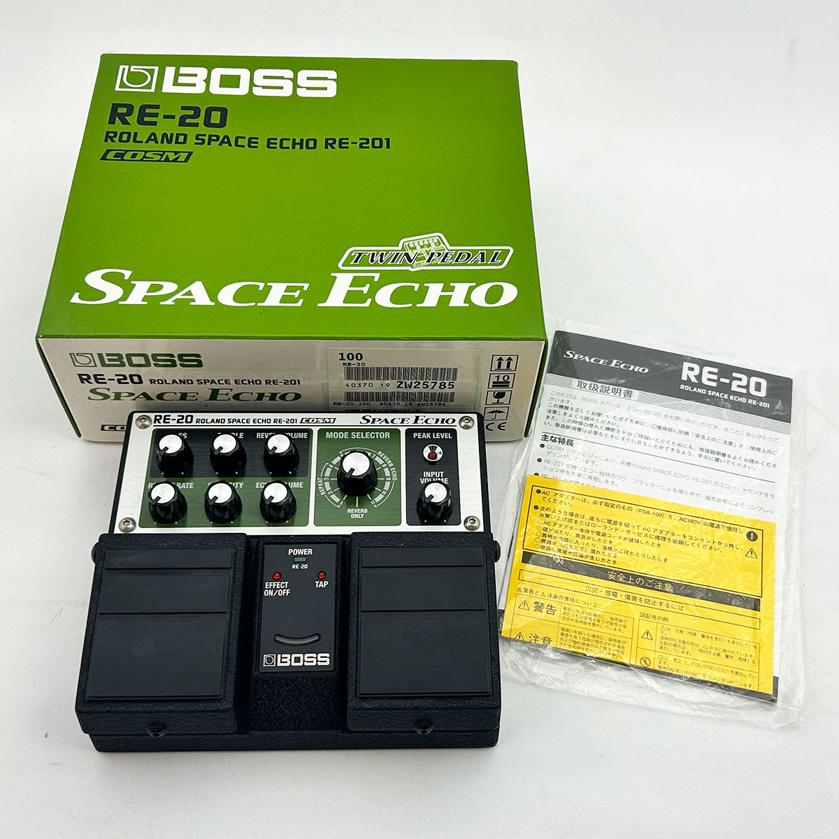 BOSS RE-20 Space Echo（管理番号：S034） - TOKYO EFFECTOR