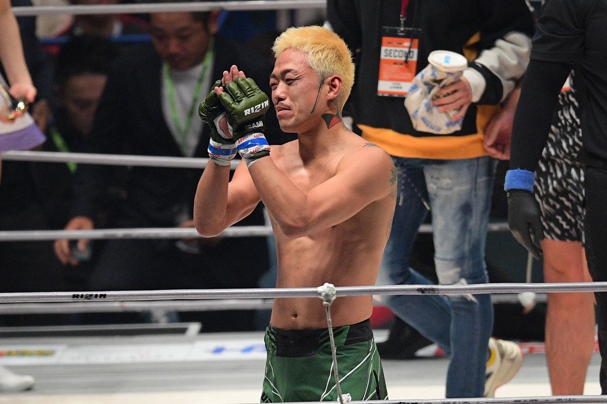 RIZIN】芦澤竜誠が惨敗 余裕しゃくしゃく入場も太田忍に失神KO