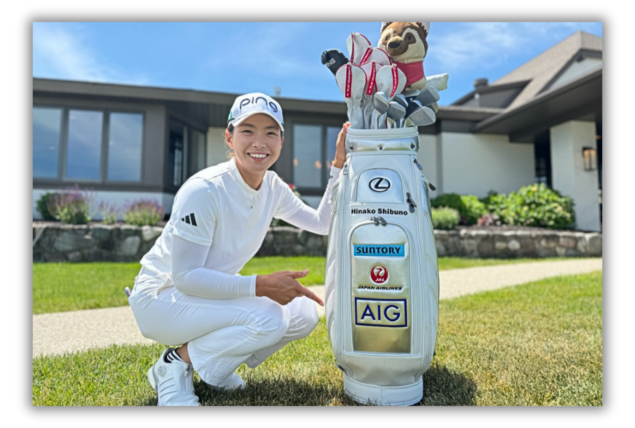 渋野日向子が選ぶキャディバッグの魅力！女性ゴルファー必見のデザイン