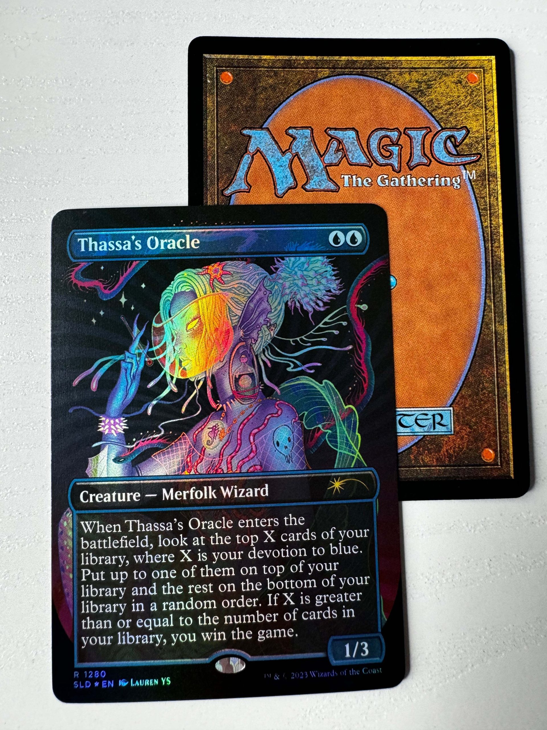 Thassa's Oracle Secret Lair Foil TL10 – Tolarian Library