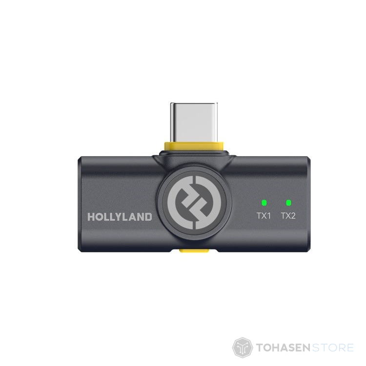 Hollyland Lark M2 with USB-C Plug (Duo,Shine Charcoal)