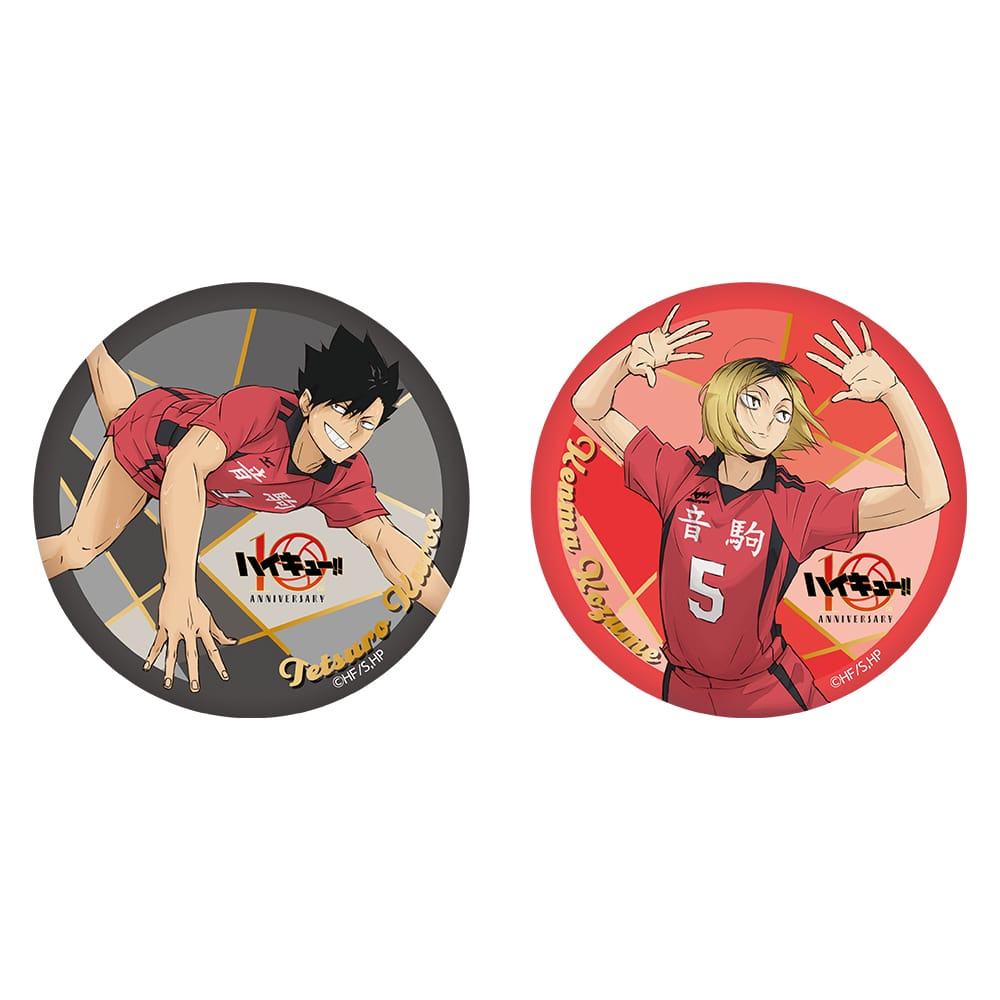 公式オンラインストアハイキュー!! 箔押しビッグ缶バッジセット 10周年