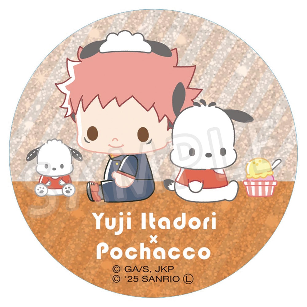 公式オンラインストア呪術廻戦 サンリオキャラクターズ ラメ缶バッジ