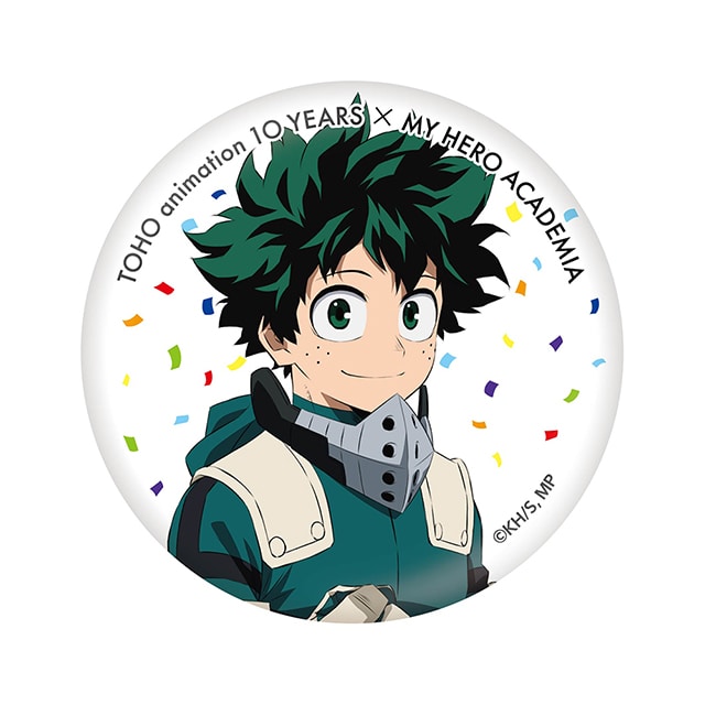 公式オンラインストア僕のヒーローアカデミア 缶バッジ 緑谷出久 TOHO