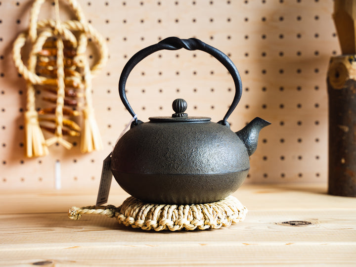 美濃華林作 鉄瓶 南部岩鋳 純金着 レトロ 【公式通販】