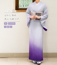 お仕立付き・袷】ぼかし染め付下げ（すみれぼかし）（S・M・L） 0014