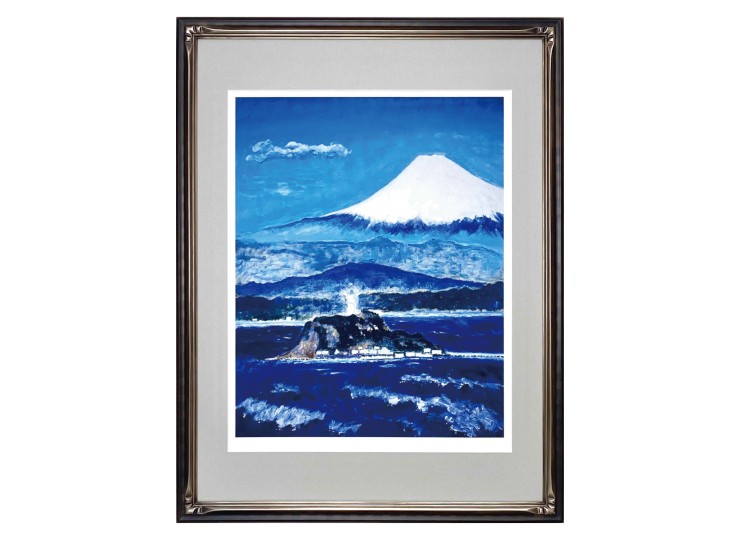 冬の江ノ島と富士山 | TOSHU 絵かきの店
