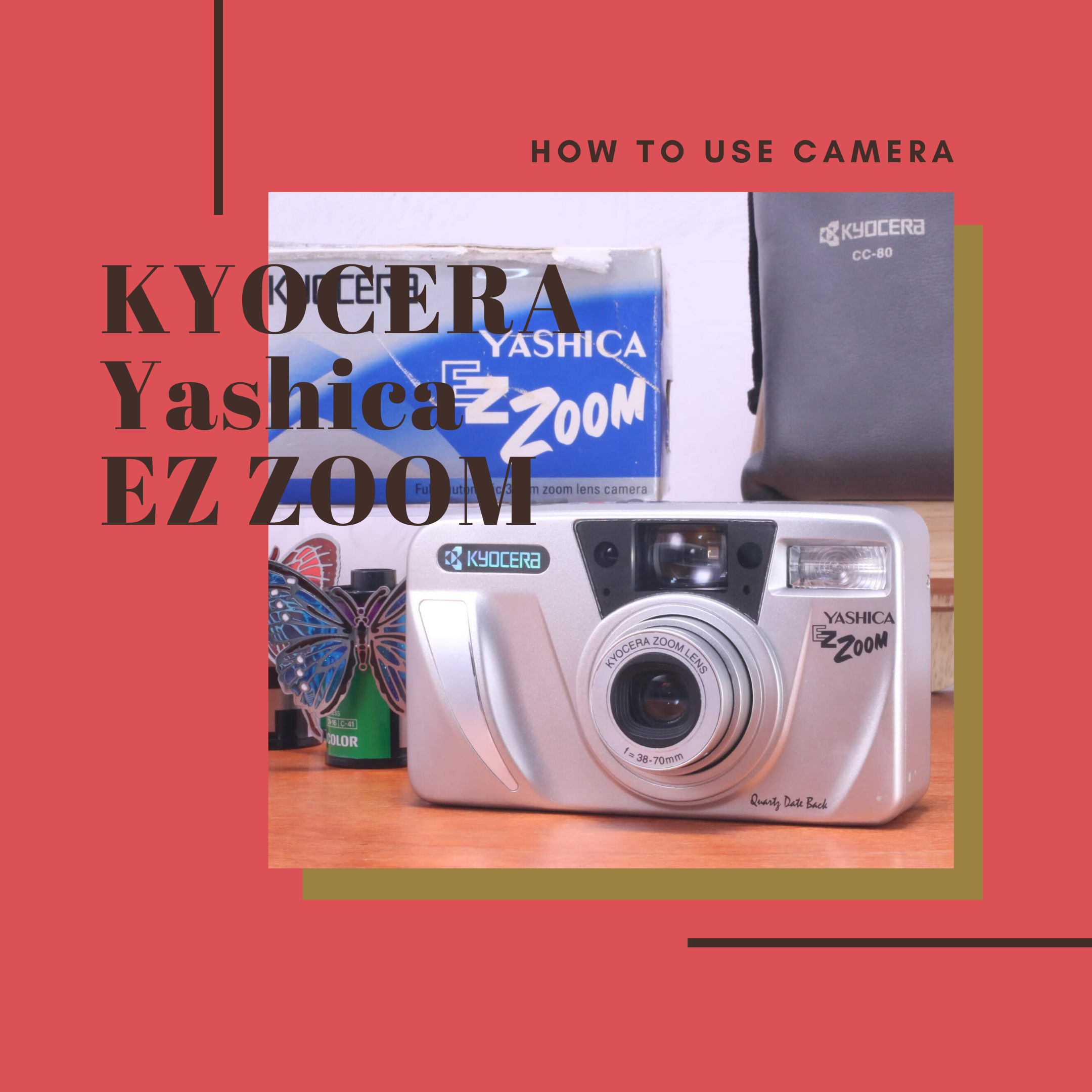 KYOCERA/YASHICA EZ ZOOM の使い方 | Totte Me Camera