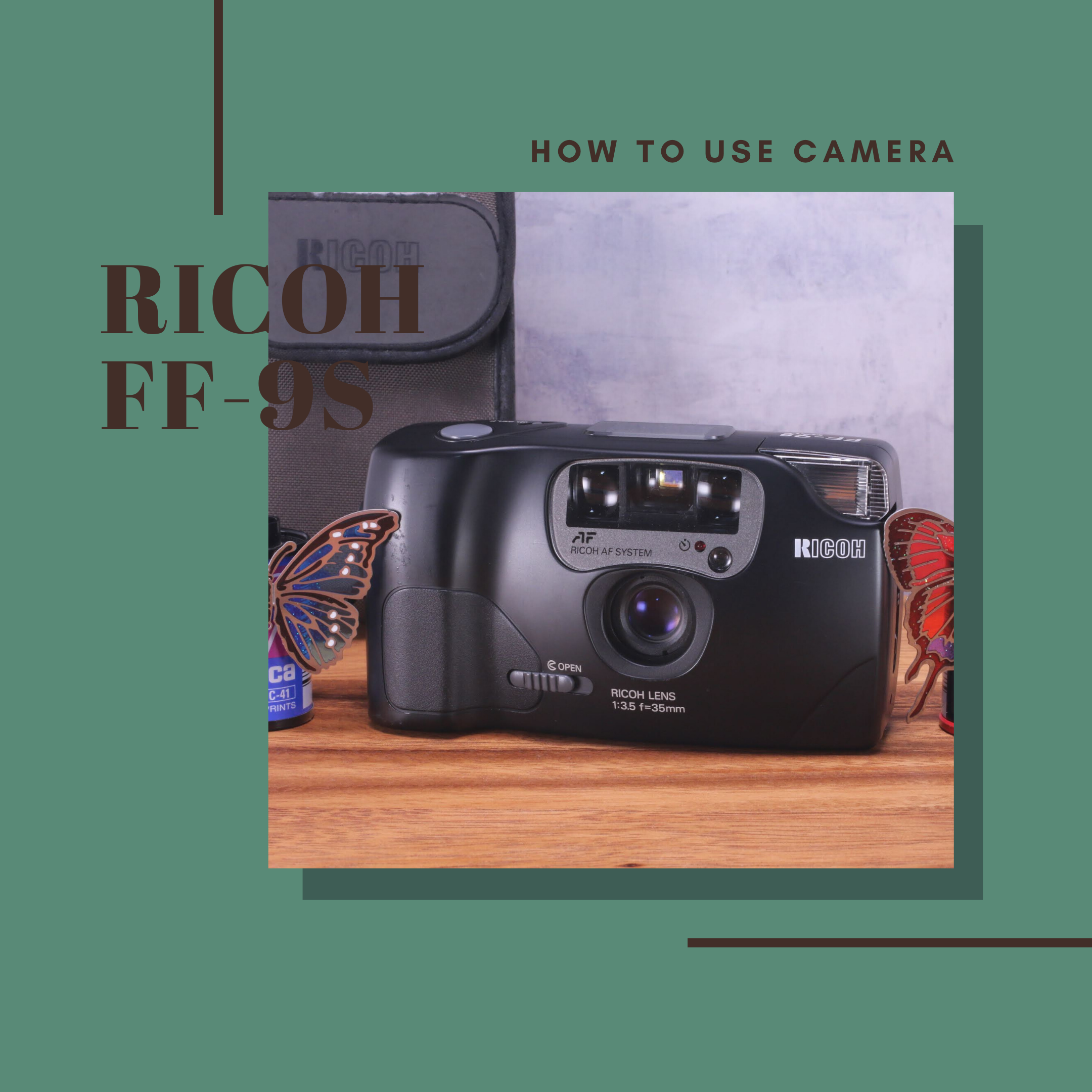 RICOH FF-9S の使い方 | Totte Me Camera
