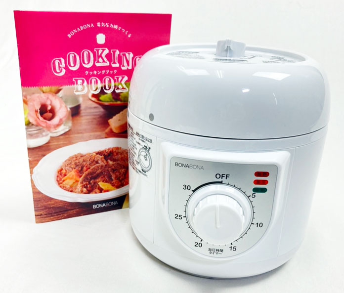 新品・未使用】電気圧力鍋 BONABONA 簡単 ヘルシー 調理家電 新品・未