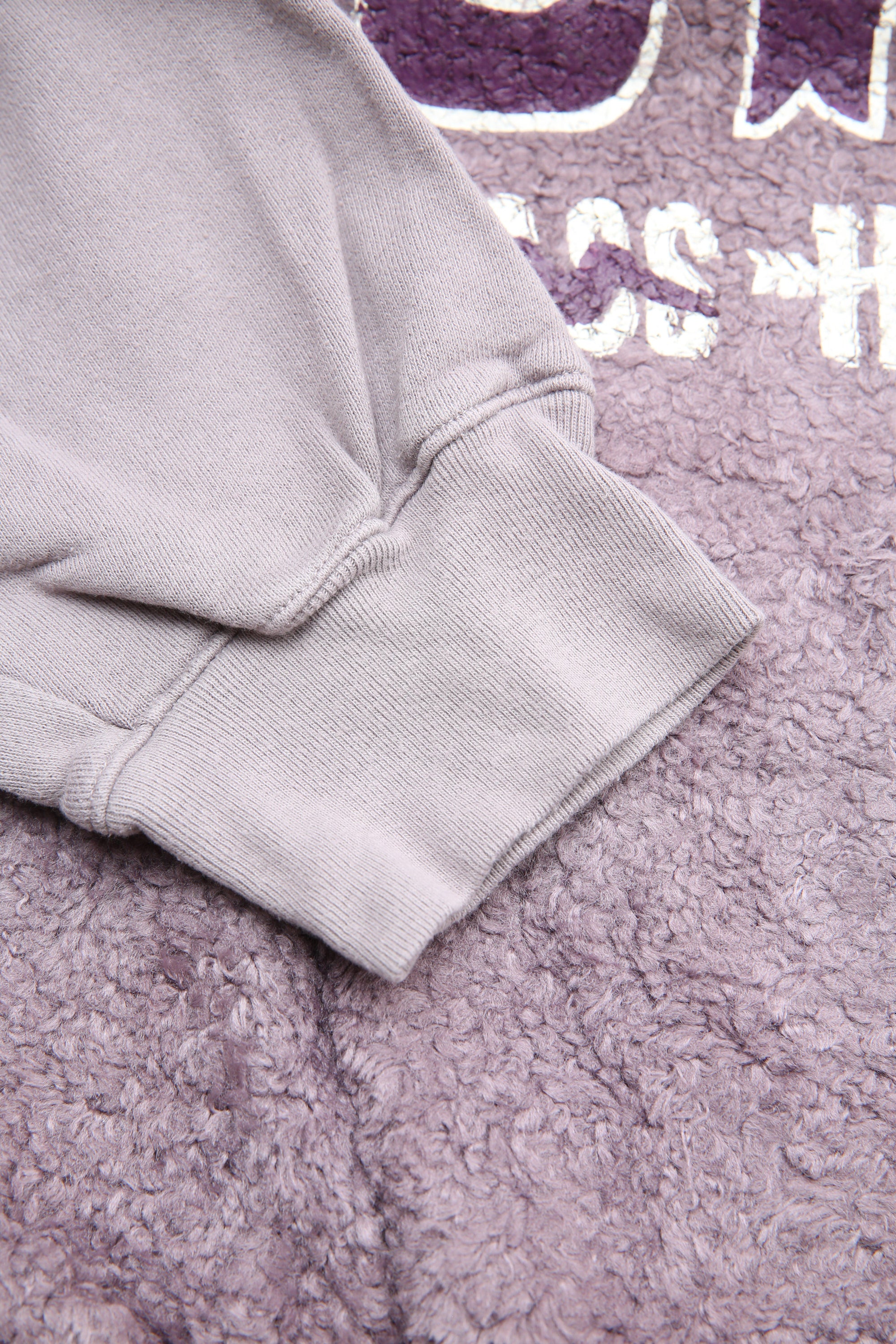 Kapital 30/ -SWT Knit x Fur Grizzly Crewneck ('EM KOUNTRY) - Light