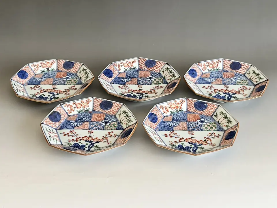 金上保 会津塗 網手 吸物椀 五客 百貨店出展作 懐石 会席 漆器 和食器