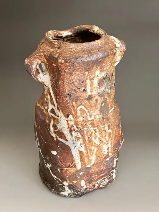 藤井勝雲 有田焼 染錦 牡丹鳳凰図 壷 高さ41㎝ 作品集掲載作品 伝統