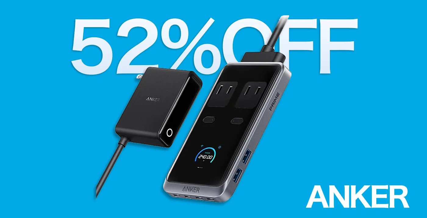 52%OFF】超高出力電源タップ「Anker Prime Charging Station (8-in-1