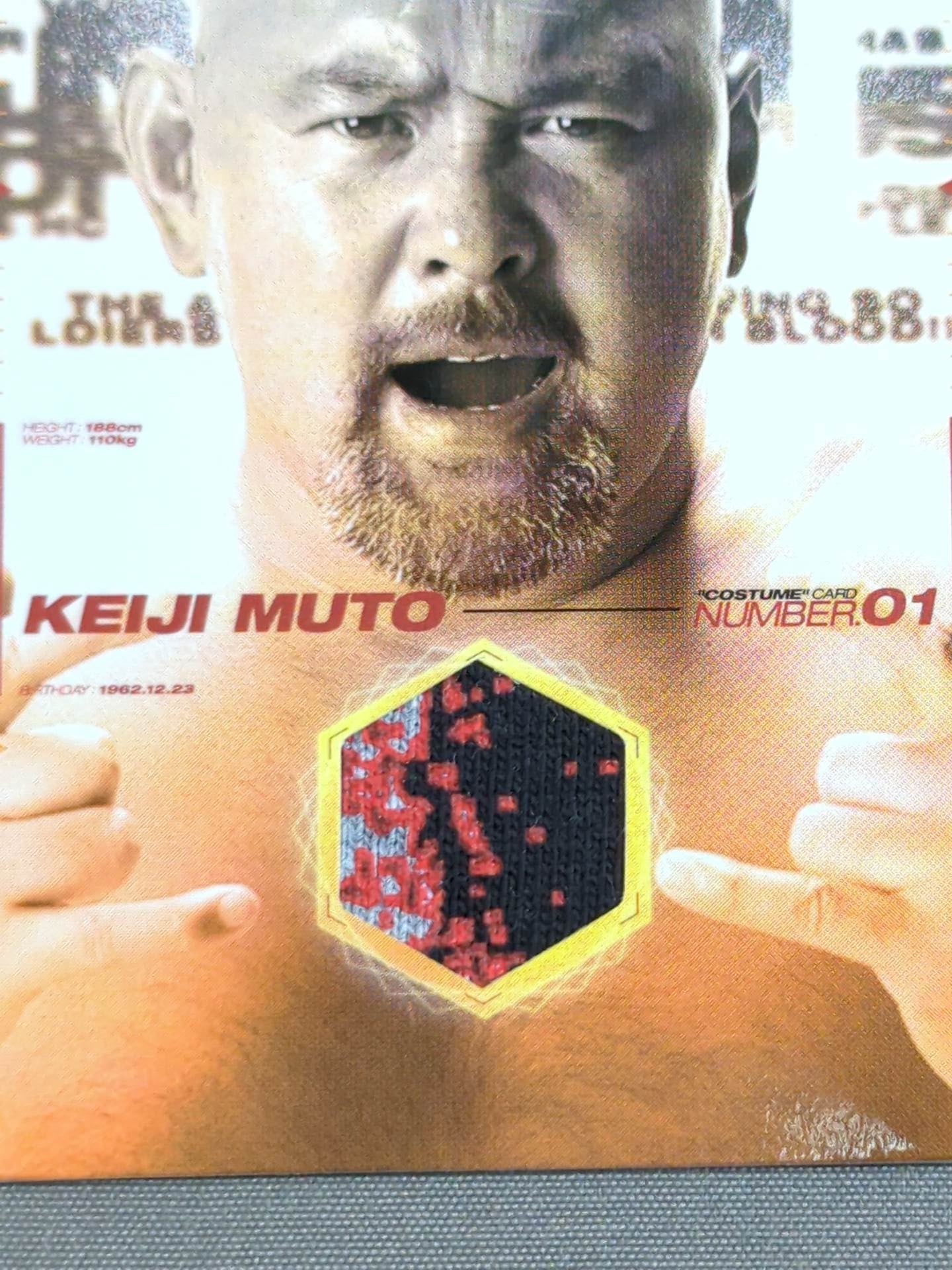 2003 ネクスト 全日本プロレス王道 武藤敬司 公式コスチュームカード