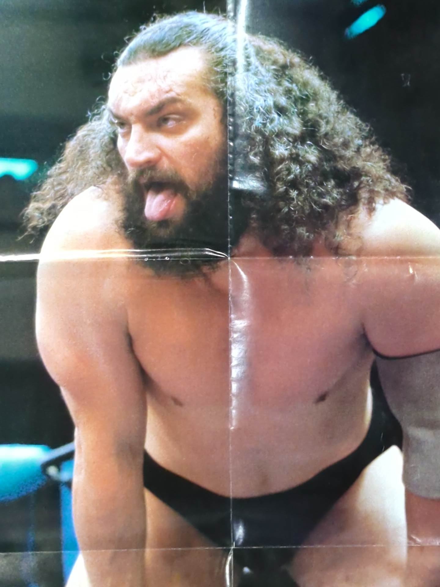 ブルーザー・ブロディ 雑誌付録ポスター – 闘道館