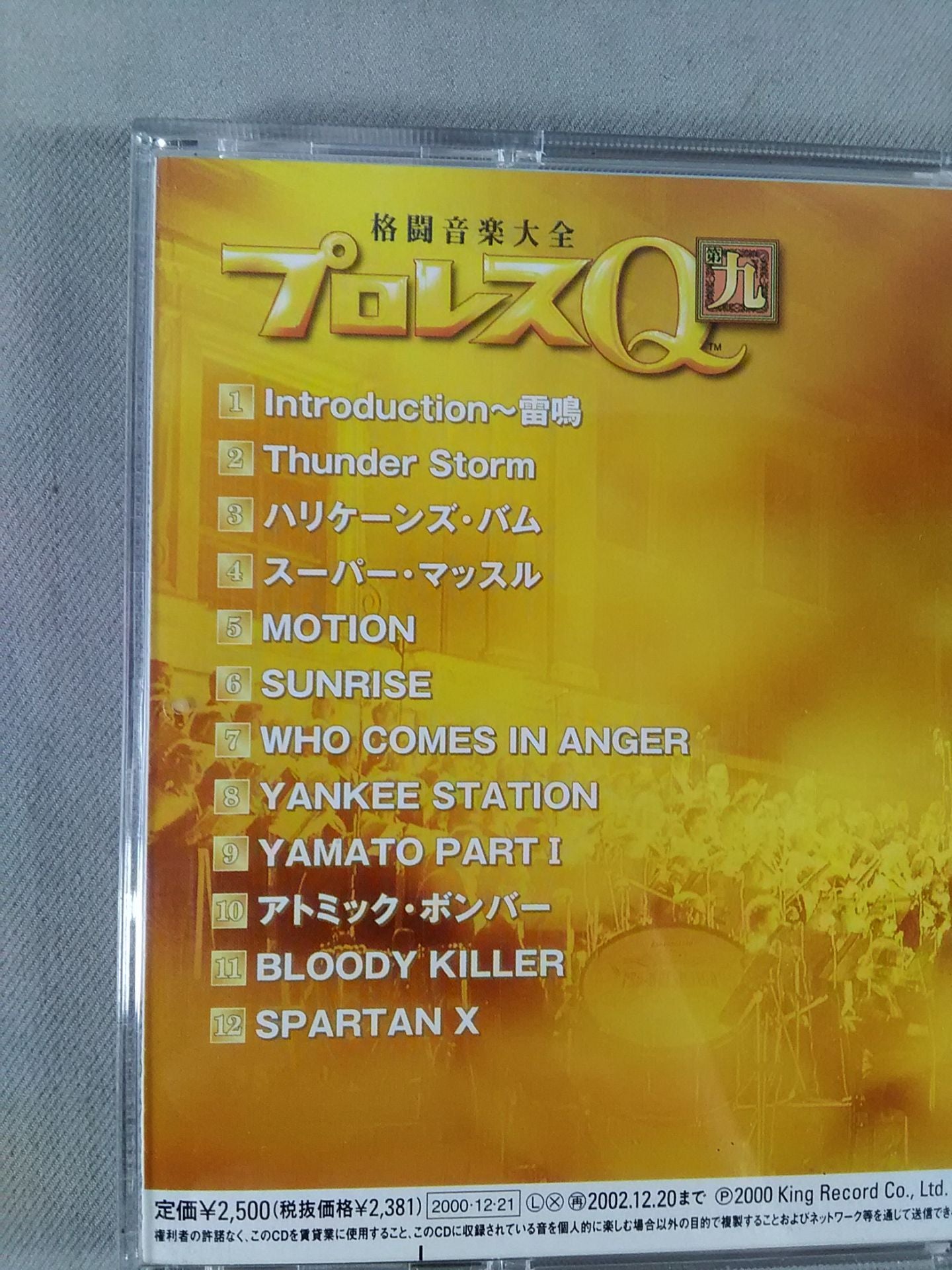 プロレスQ 第9 格闘音楽大全 – 闘道館