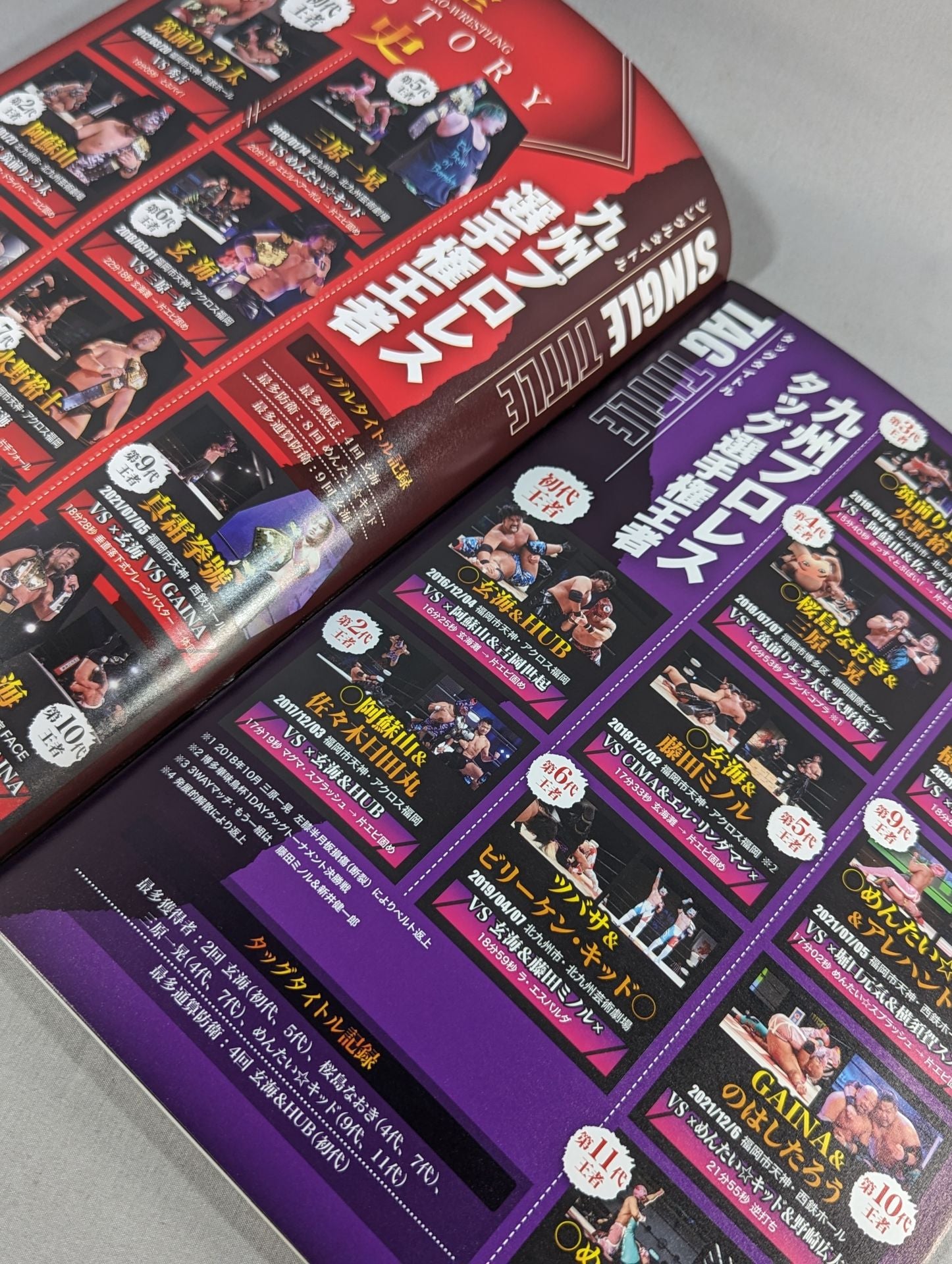 九州プロレス 14周年記念大会オフィシャル「元気にするバイ!!BOOK