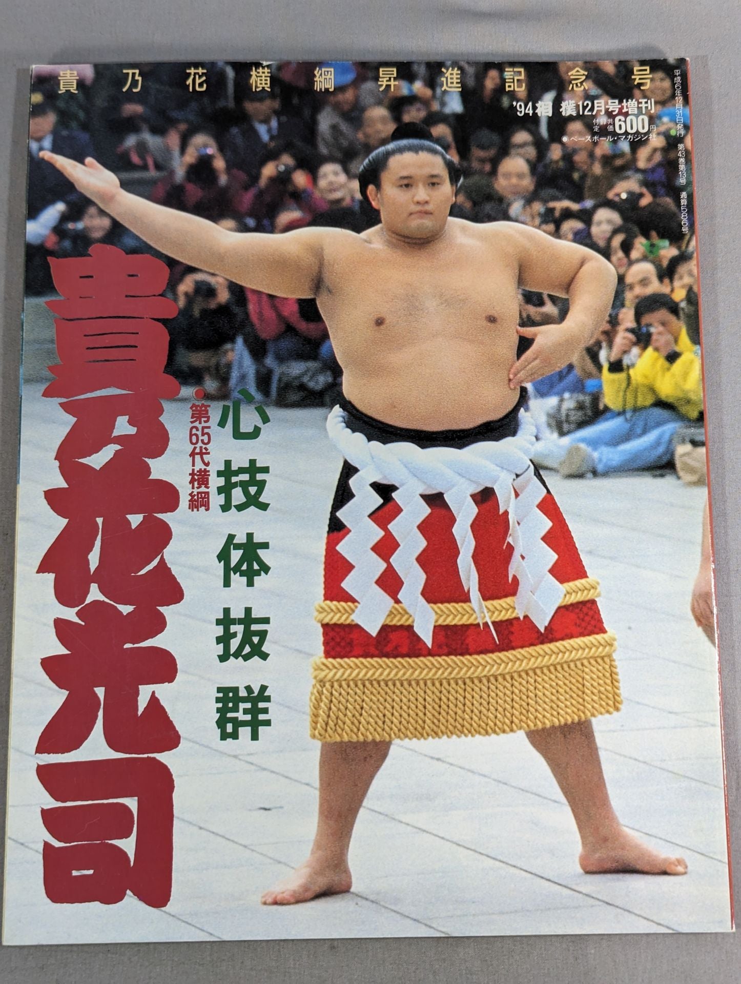 心技体抜群 第65代横綱 貴乃花光司 – 闘道館
