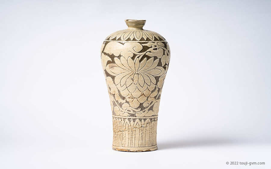 中国陶磁器 磁州窯 合子 中国陶磁器 磁州窯 合子 美術品・アンティーク